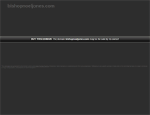 Tablet Screenshot of bishopnoeljones.com